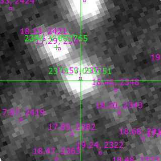 V-093351 in filter B on MJD  60556.260