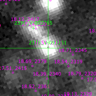 V-093351 in filter B on MJD  60612.150