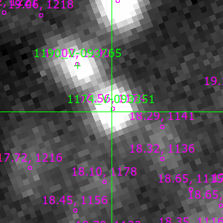 V-093351 in filter B on MJD  60651.160