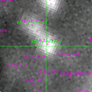 V-093351 in filter V on MJD  57964.350