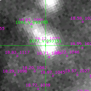 V-093351 in filter V on MJD  59854.230