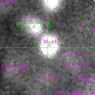 V-093351 in filter V on MJD  59932.140