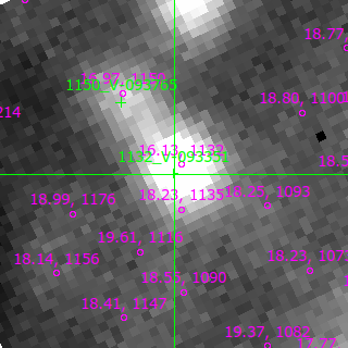 V-093351 in filter V on MJD  60262.140