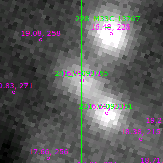 V-093765 in filter B on MJD  57401.100