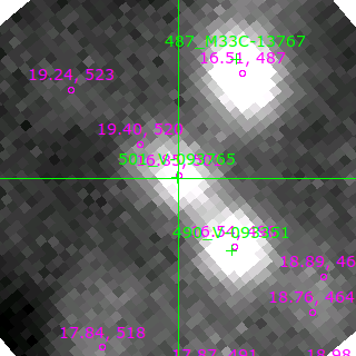 V-093765 in filter B on MJD  58695.360