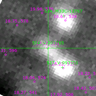 V-093765 in filter V on MJD  58103.160