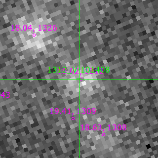 V-101408 in filter B on MJD  60592.140
