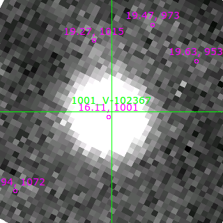 V-102367 in filter B on MJD  58073.190