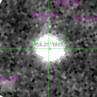 V-102367 in filter B on MJD  58108.130