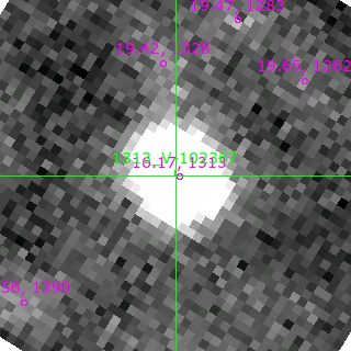 V-102367 in filter B on MJD  58317.370