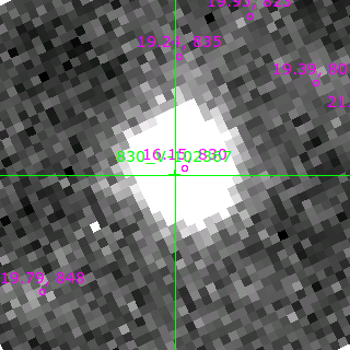 V-102367 in filter B on MJD  59854.200