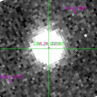 V-102367 in filter B on MJD  59854.200