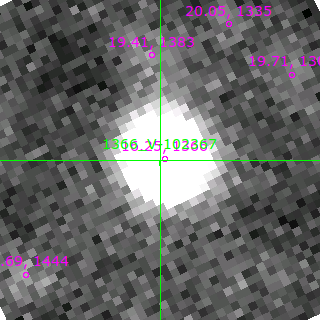 V-102367 in filter B on MJD  59904.120