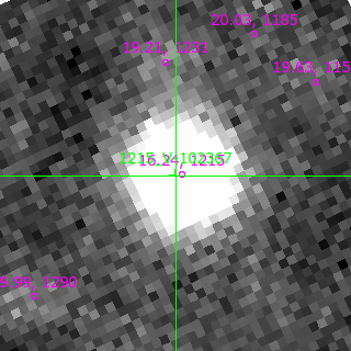 V-102367 in filter B on MJD  60262.140