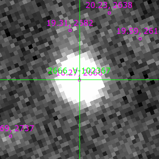 V-102367 in filter B on MJD  60612.150