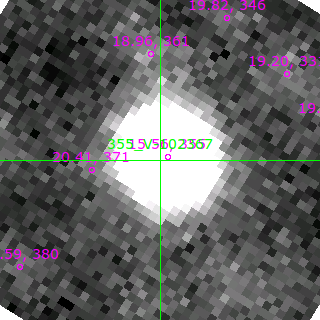V-102367 in filter V on MJD  58316.380