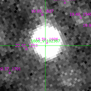 V-102367 in filter V on MJD  60290.150