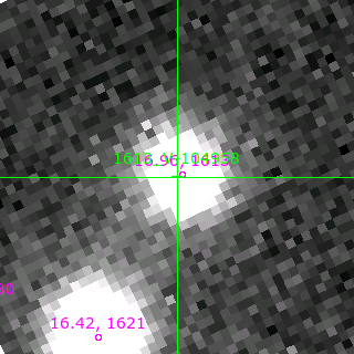 V-104958 in filter B on MJD  59851.190