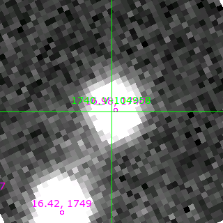 V-104958 in filter B on MJD  59903.260