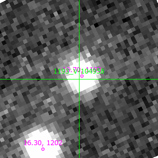 V-104958 in filter I on MJD  60261.160