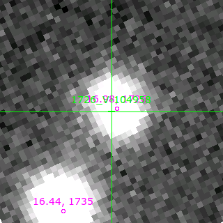 V-104958 in filter V on MJD  59849.210