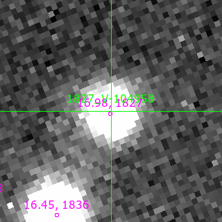 V-104958 in filter V on MJD  60612.170