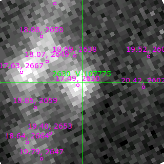 V-107775 in filter B on MJD  59794.380
