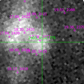 V-107775 in filter B on MJD  59854.230