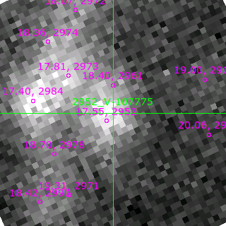 V-107775 in filter B on MJD  59879.130