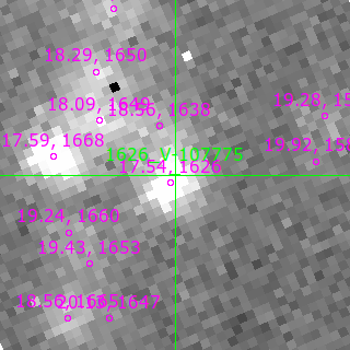 V-107775 in filter B on MJD  60504.380