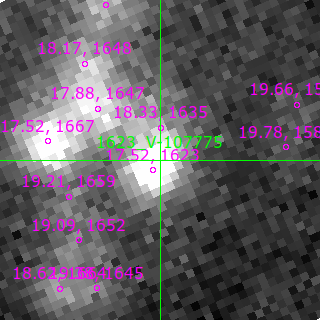 V-107775 in filter B on MJD  60556.260