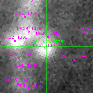 V-107775 in filter R on MJD  57964.360