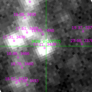 V-107775 in filter R on MJD  60172.380