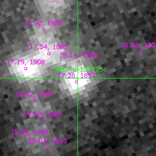 V-107775 in filter R on MJD  60205.160