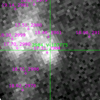 V-107775 in filter V on MJD  59854.230