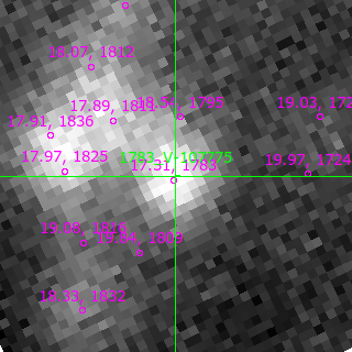 V-107775 in filter V on MJD  60262.140