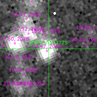 V-107775 in filter V on MJD  60504.380