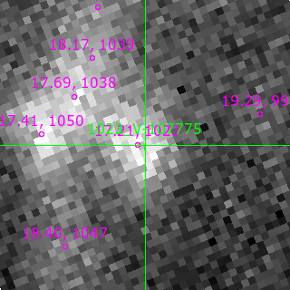 V-107775 in filter V on MJD  60594.110