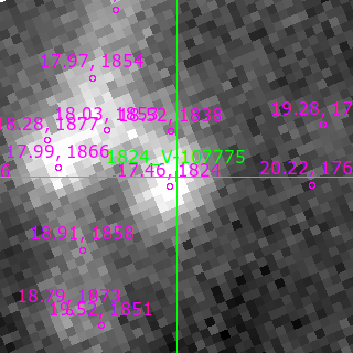 V-107775 in filter V on MJD  60612.150