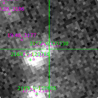 V-120530 in filter B on MJD  60556.240