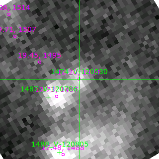 V-120530 in filter R on MJD  59081.260