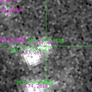 V-120530 in filter V on MJD  60529.360