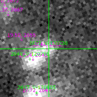 V-120530 in filter V on MJD  60651.140