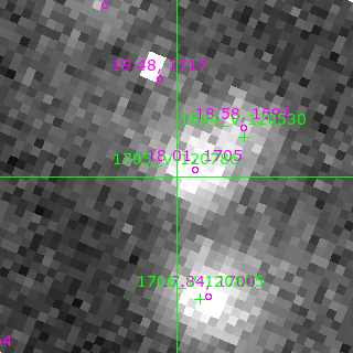 V-120786 in filter B on MJD  57964.350