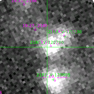 V-120786 in filter B on MJD  59904.120