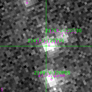 V-120786 in filter B on MJD  60504.380