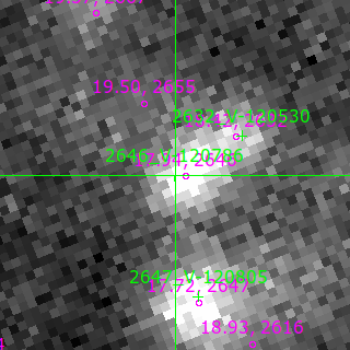 V-120786 in filter V on MJD  60651.140