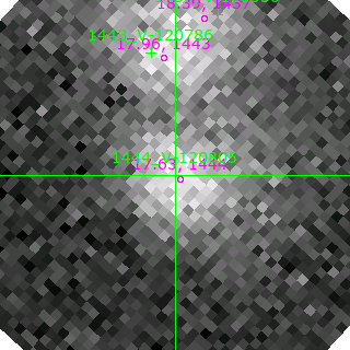 V-120805 in filter B on MJD  58420.080