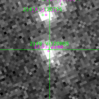 V-120805 in filter B on MJD  60504.380