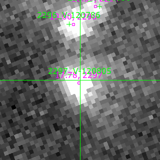 V-120805 in filter B on MJD  60651.140